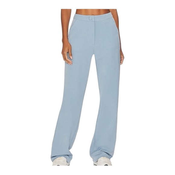 WeWoreWhat Pants - WeWoreWhat Wide Leg Pants in Light Blue